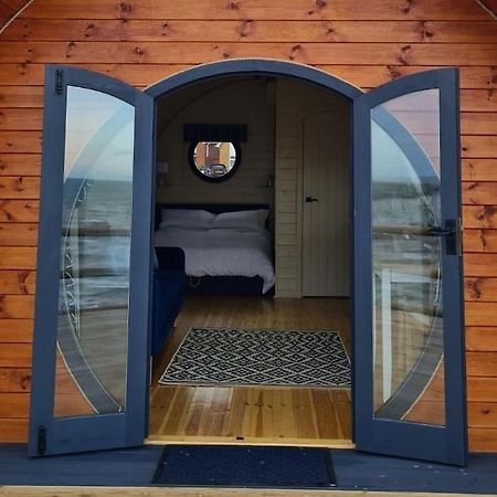 Spring Tide Cliff Top Glamping Pod With Direct Sea Views バーチントン エクステリア 写真